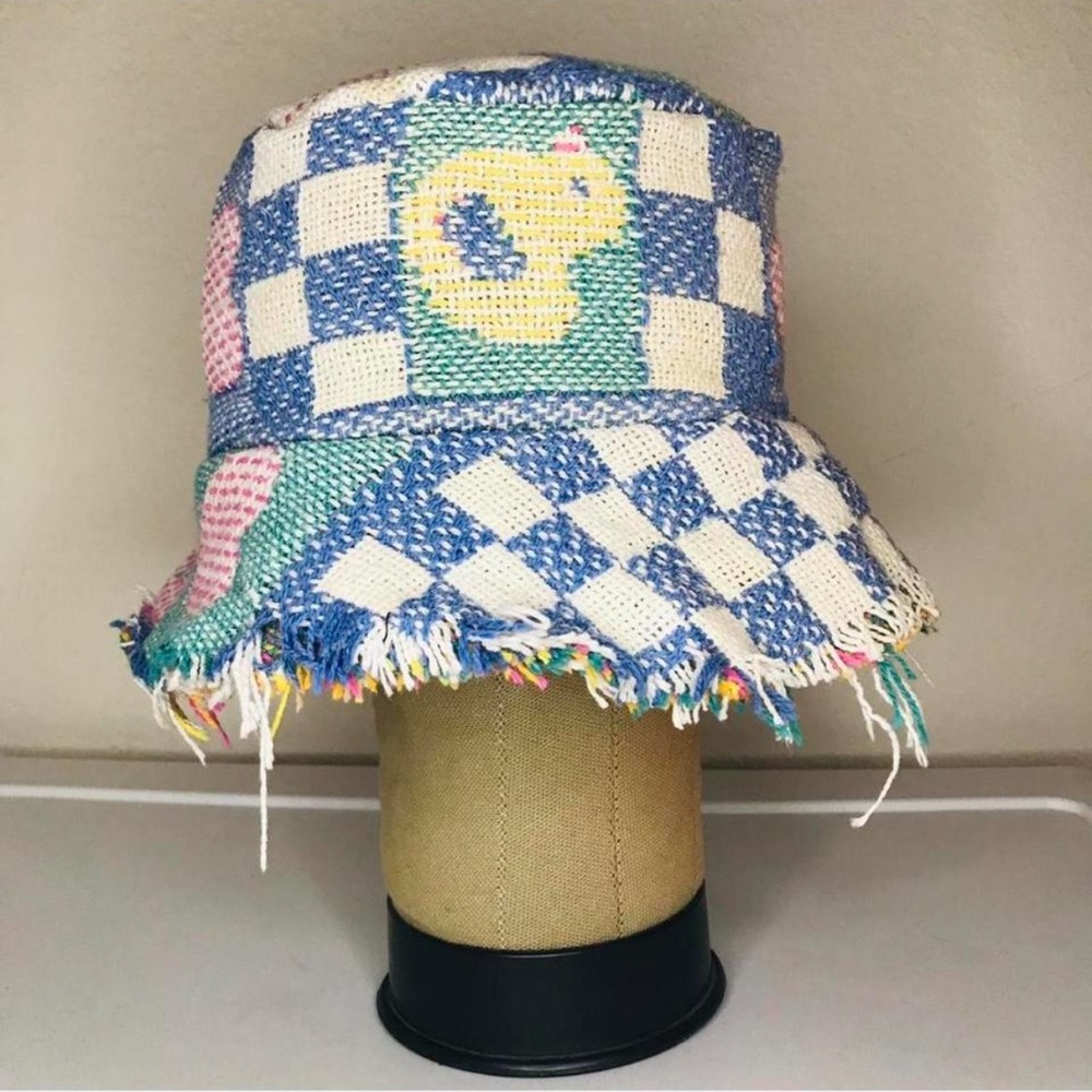 Colorful Patchwork Bucket Hat - Picture 7 of 7